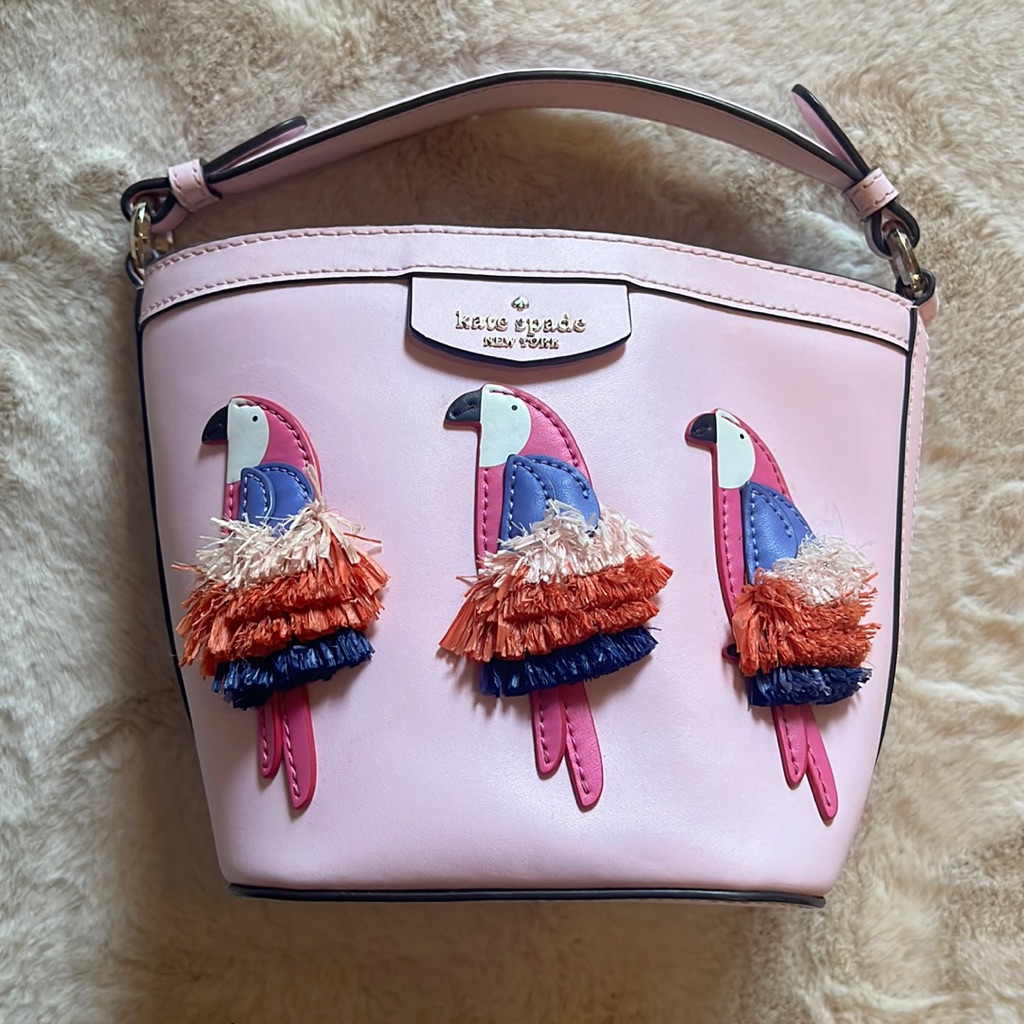 Kate Spade Parrot Bucket Bag